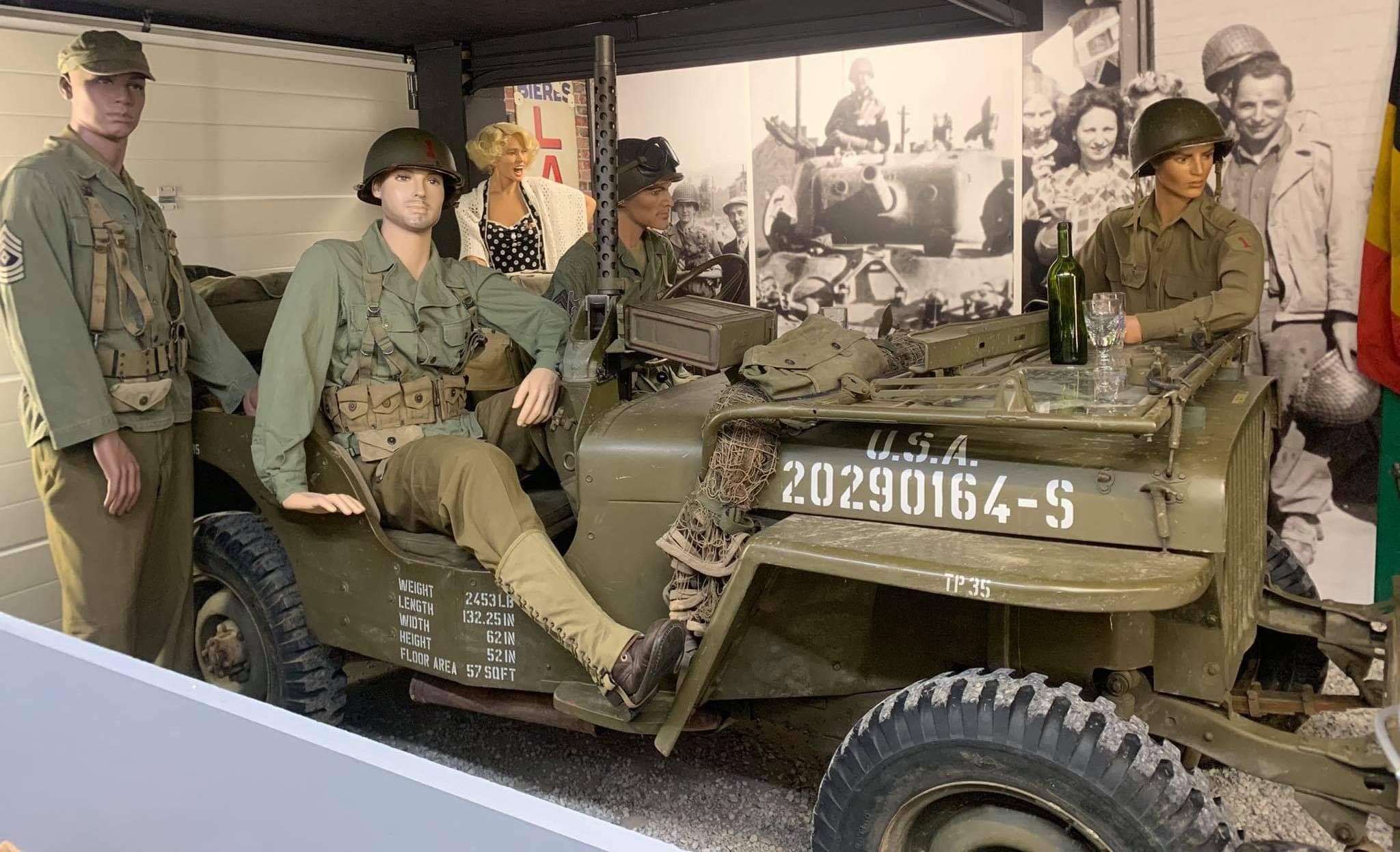 soldats américains du musée